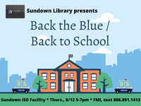 Back the Blue/Back to School parking lot event